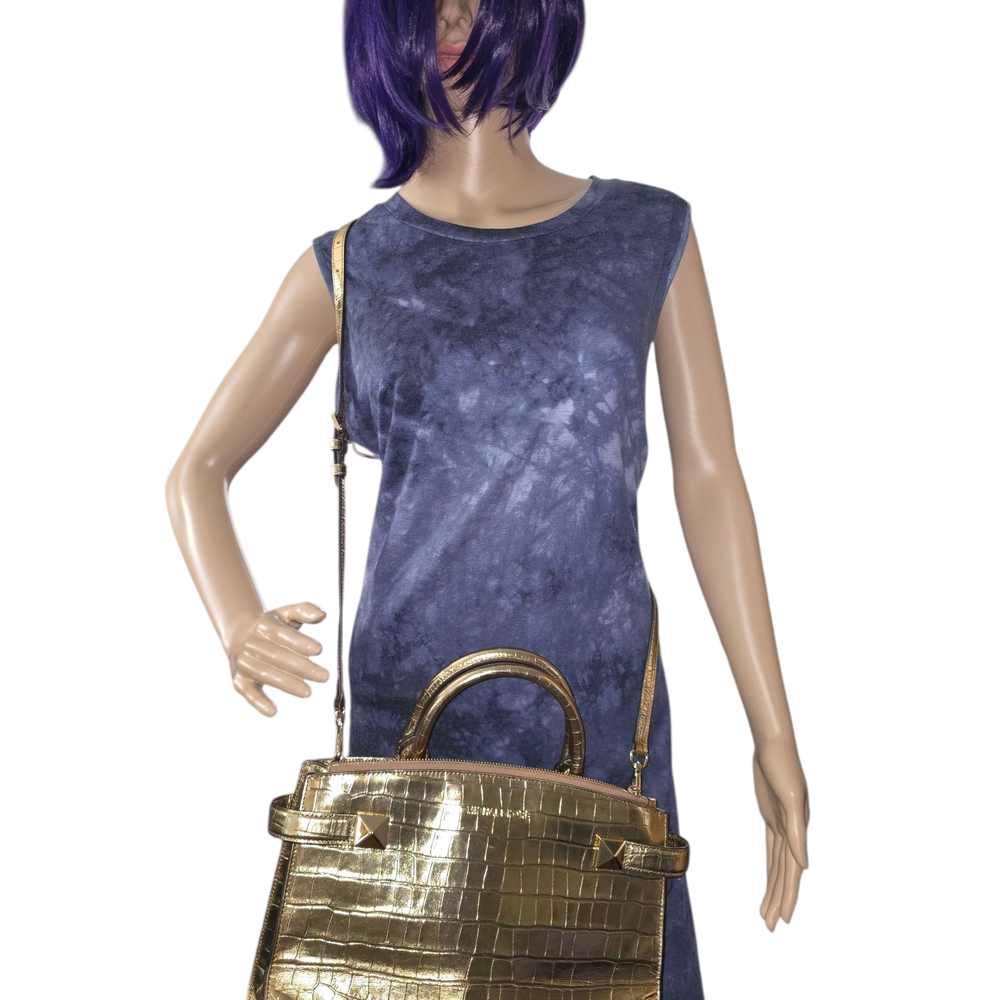 Michael Kors Gold Crossbody Bag